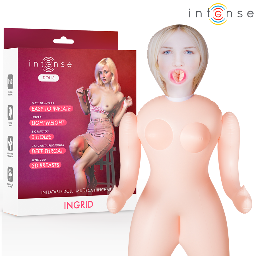 INTENSE DOLLS - INGRID LUTKA NA NADUVAVANJE SA TRI OTVORA