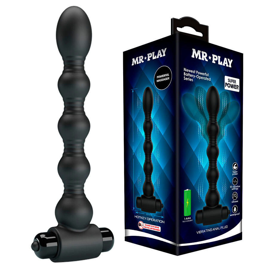 MR PLAY - VIBRIRAJUĆI ANALNI ČEP MASAŽER
