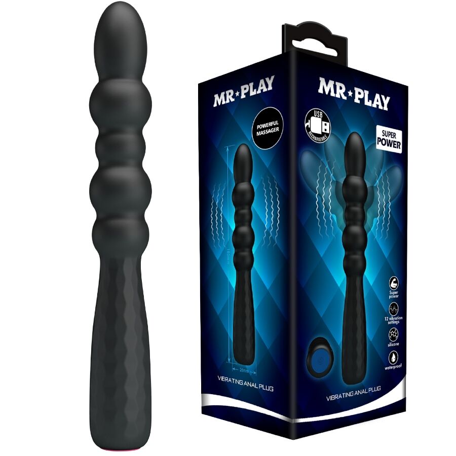 MR PLAY - FLEKSIBILNI VIBRIRAJUĆI ANALNI ČEP