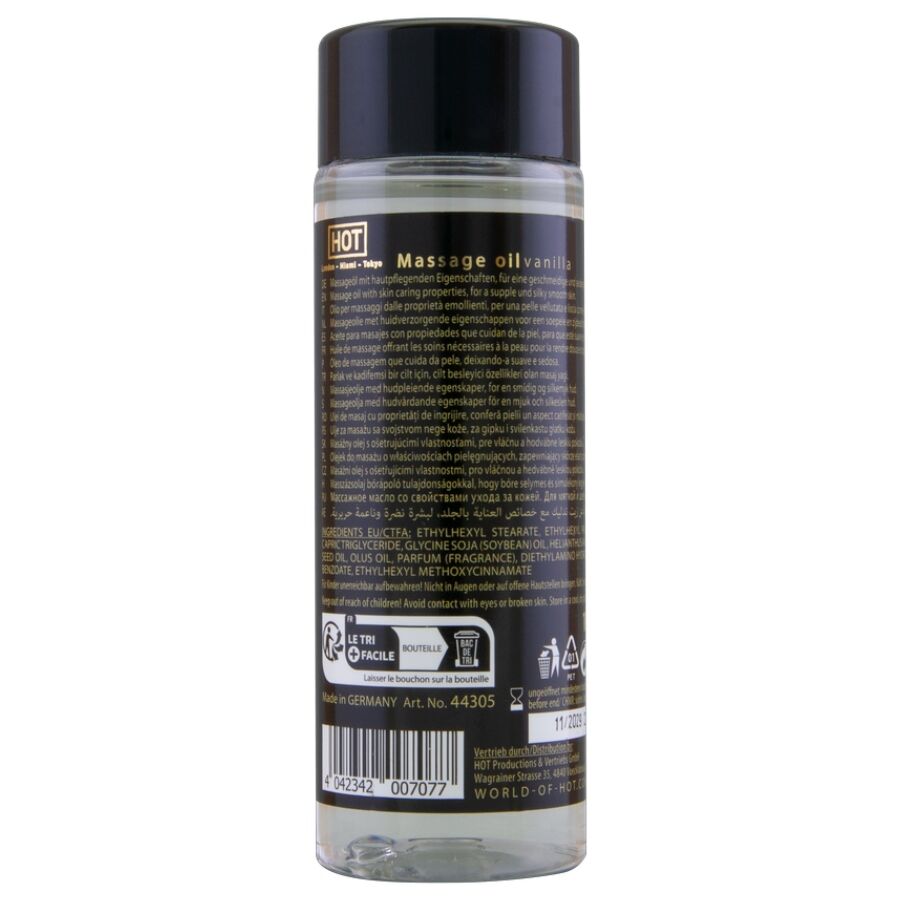 HOT – ULJE ZA MASAŽU VANILA 100 ML