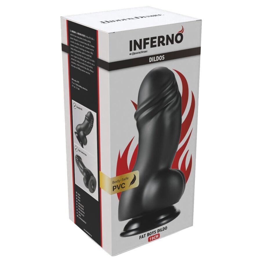 SKRIVENA ŽELJA - INFERNO DEBELI DILDO 19 CM