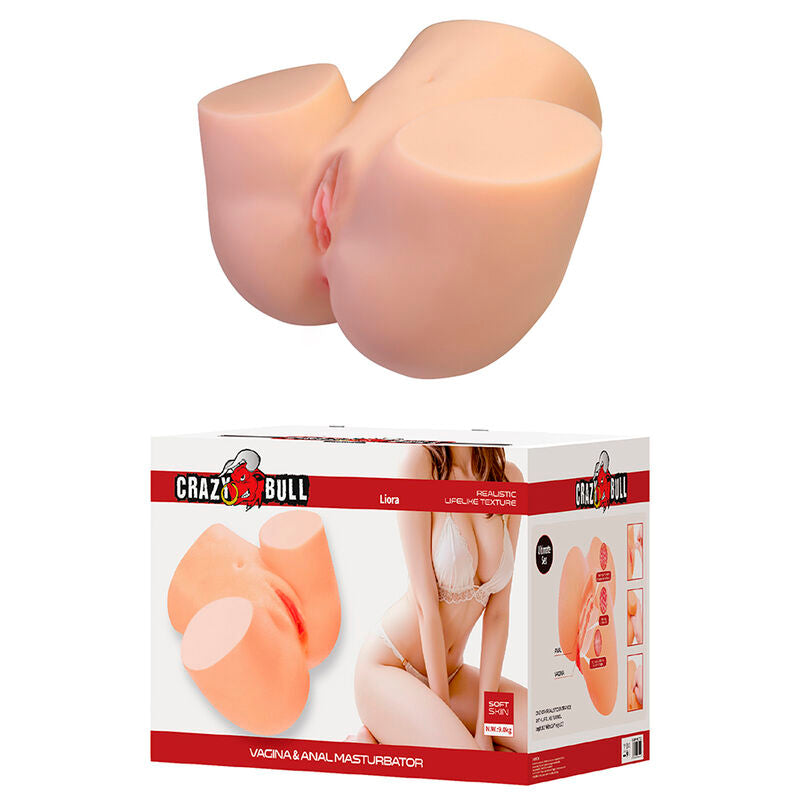 CRAZY BULL - LIORA XXL DUPLI VIBRIRAJUĆI VAGINALNI I ANALNI MASTURBATOR