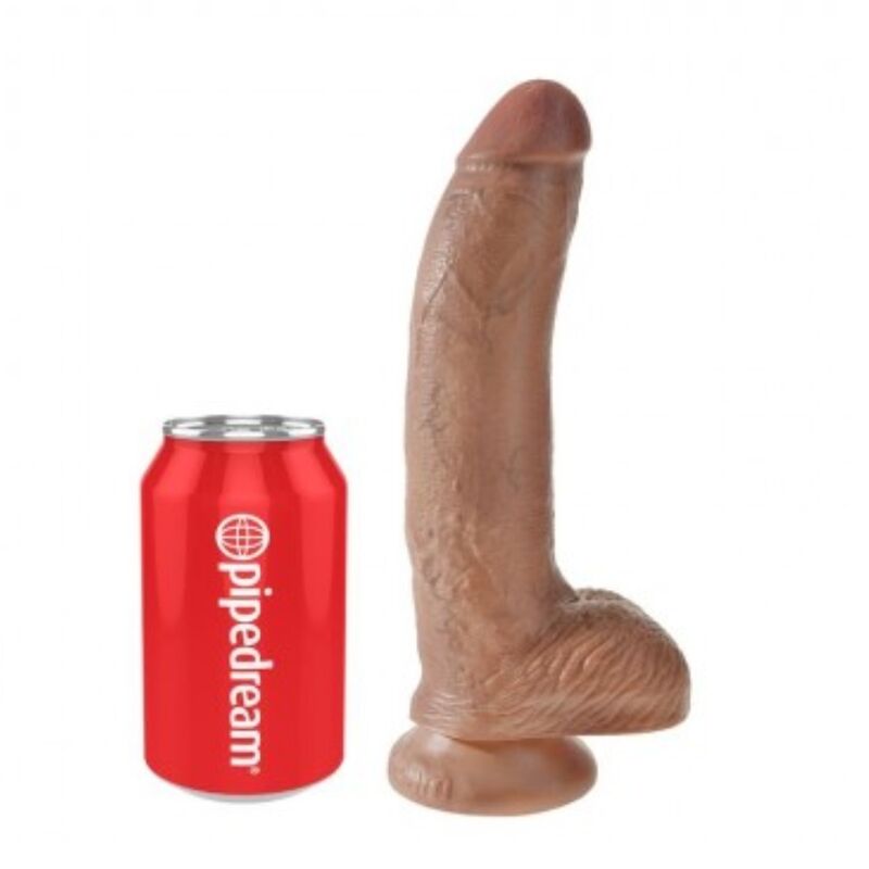 KING COCK - REALISTIČNI DILDO SA TESTISIMA 22.8 CM