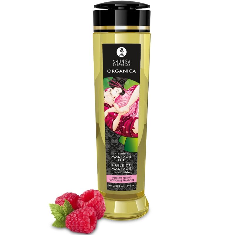 ŠUNGA - ORGANSKO ULJE ZA MASAŽU OSEĆAJ MALINE 240 ML