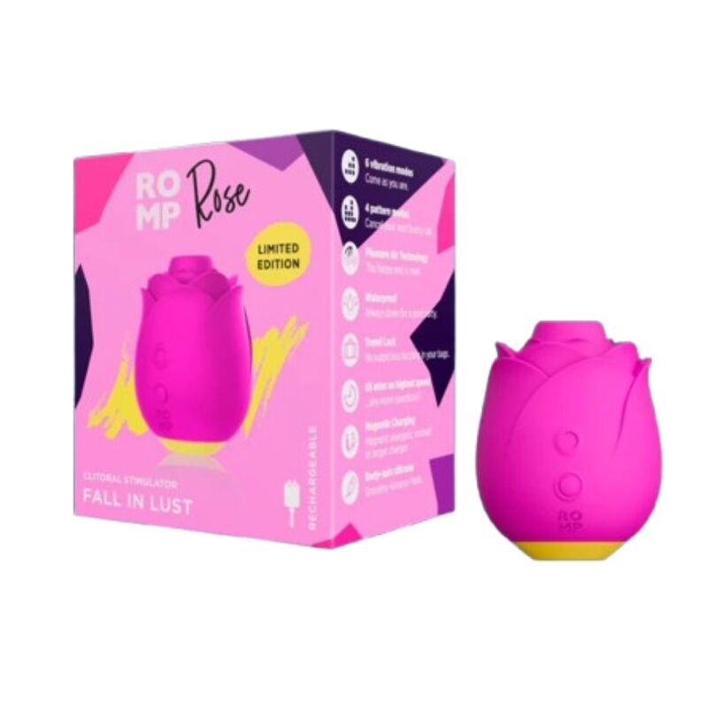 Romp — Rose 2.0 clitoral suction tool pink shape limited edition