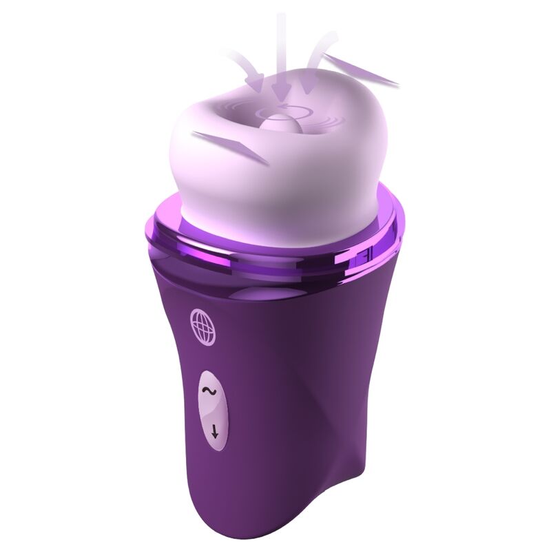 FANTAZIJA ZA NJU - LUSH KISS PLUSH PURPLE VAKUUMSKI & LIŽUĆI KLITORALNI STIMULATOR