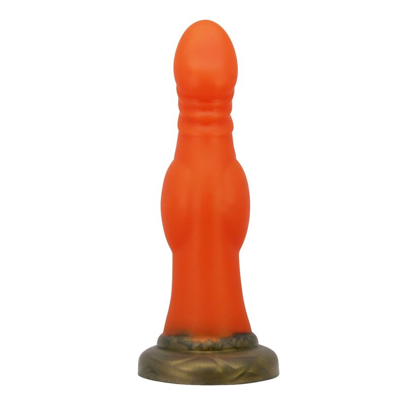 POWER MONSTERS - BLAZEHEART CHARGER FANTASY SILIKONSKI DILDO 18,5 CM Ø 4,5 CM