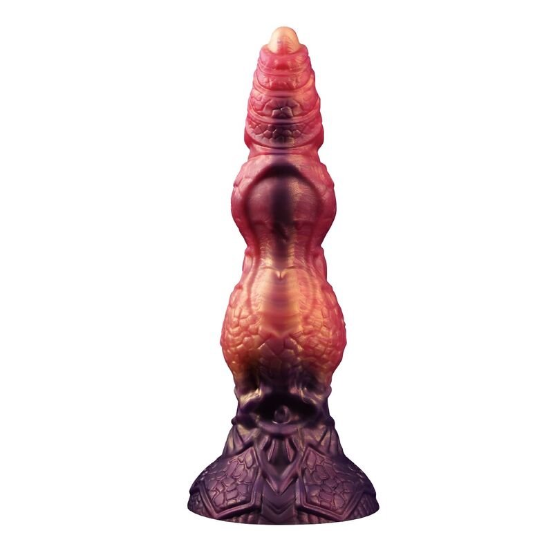 POWER MONSTERS - DIVLJI GOSPODAR ZVERI TROBOJNI FANTAZIJSKI SILIKONSKI DILDO 24 CM Ø 5 CM