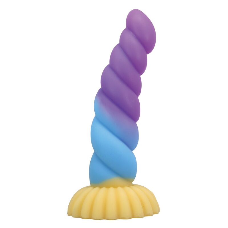 POWER MONSTERS - JEDNOROG TROBOJNI FANTAZIJSKI SILIKONSKI DILDO 22 CM Ø 5 CM