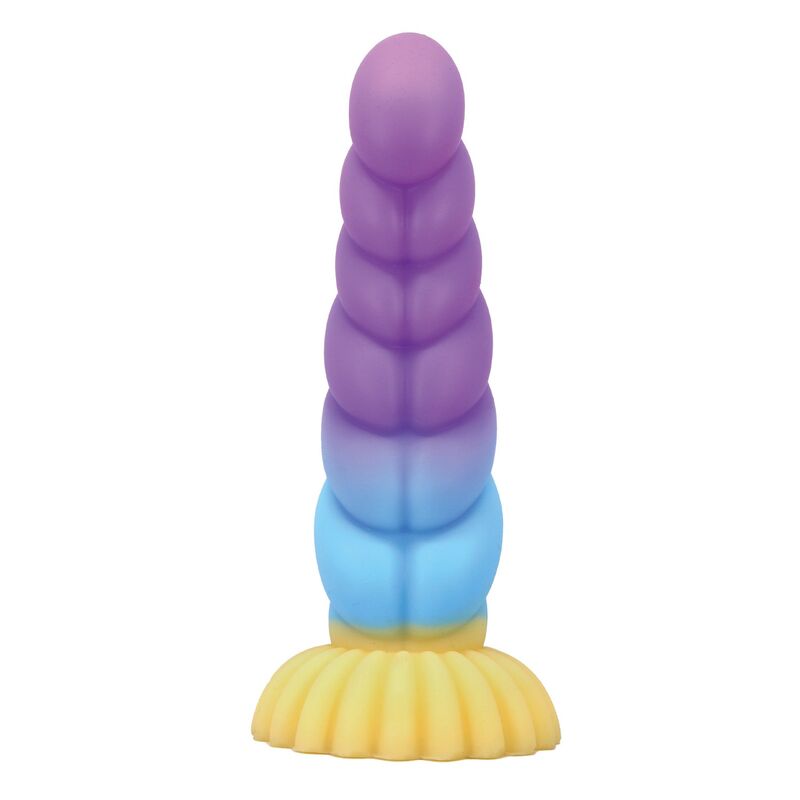 POWER MONSTERS - JEDNOROG TROBOJNI FANTAZIJSKI SILIKONSKI DILDO 22 CM Ø 5 CM