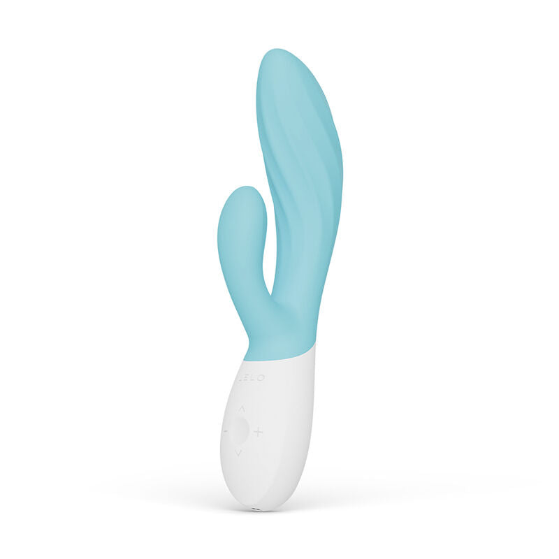 LELO — Ina Twist rabbit vibrator for G-spot and clitoris, blue