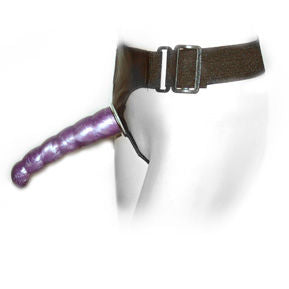 BAILE - ŽENSKI LILA ANALNI I VAGINALNI GPOINT POJAS 17 CM