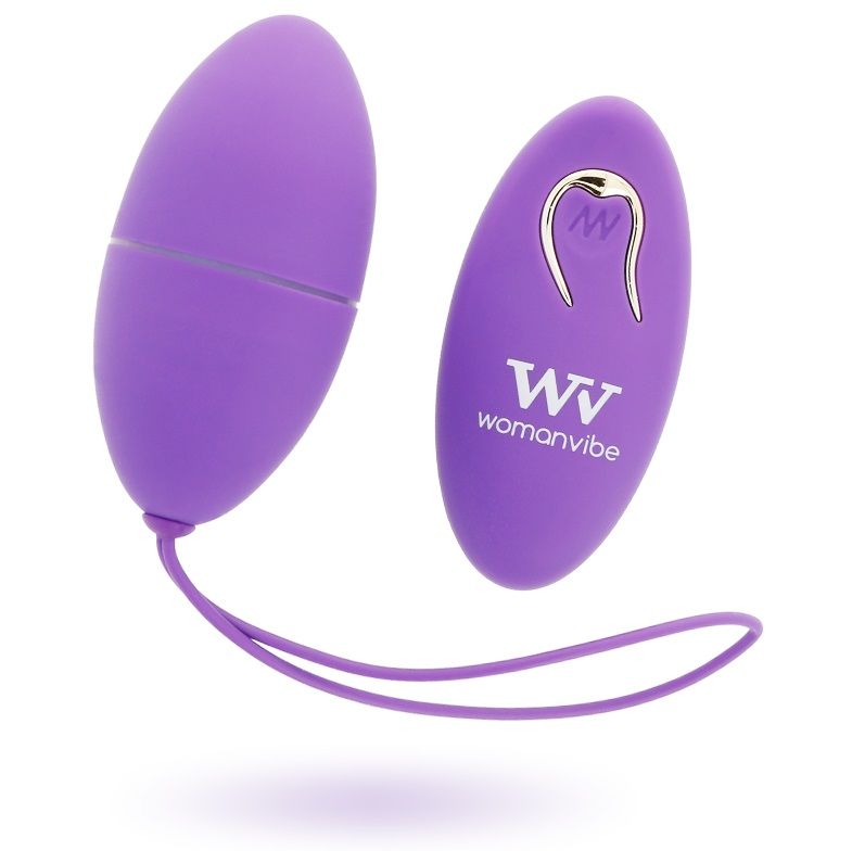 WOMANVIBE - ALSAN SILIKONSKO JAJE NA DALJINSKO UPRAVLJANJE LJUBIČASTO