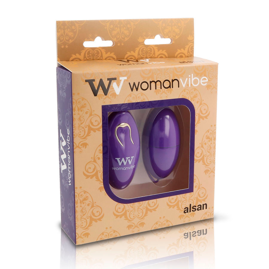 WOMANVIBE - ALSAN SILIKONSKO JAJE NA DALJINSKO UPRAVLJANJE LJUBIČASTO