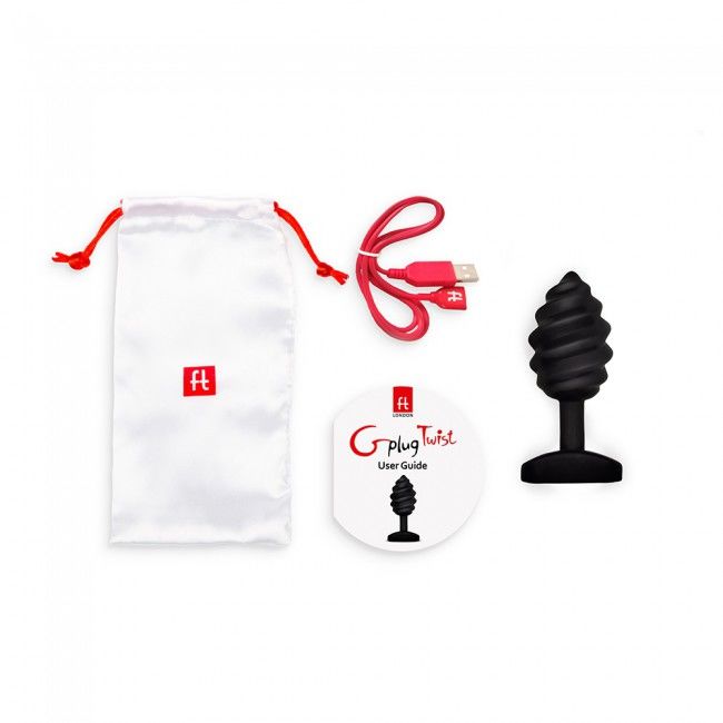 G-VIBE - GPLUG TWIST SA VIBRACIJOM CRNI
