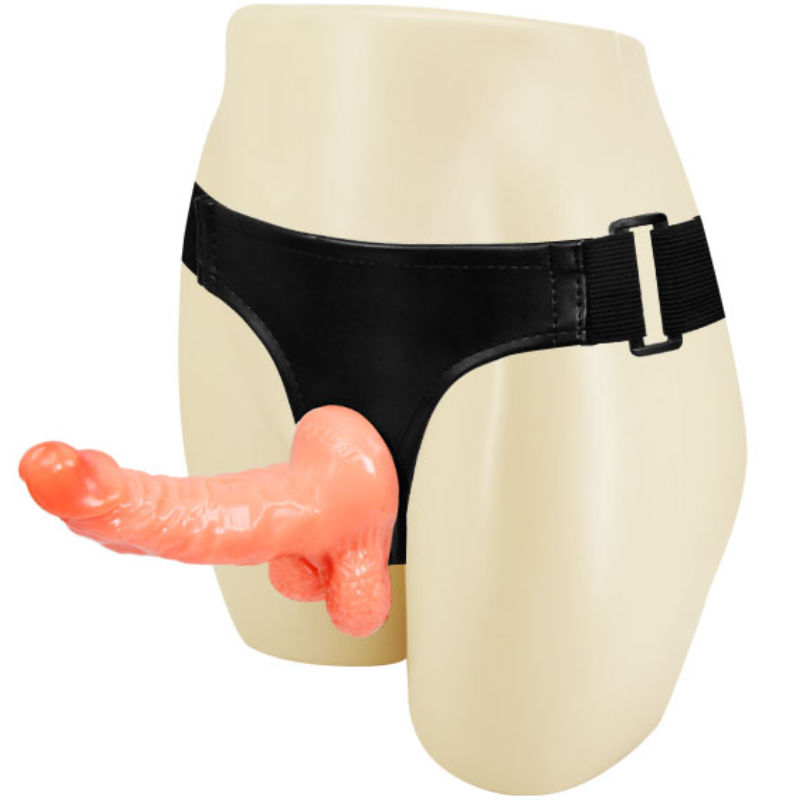 BAILE - KAIŠ SA REALISTIČNIM PENISOM I ULTRA STRASTVENIM PODESIVIM GAĆICAMA 15.5 CM