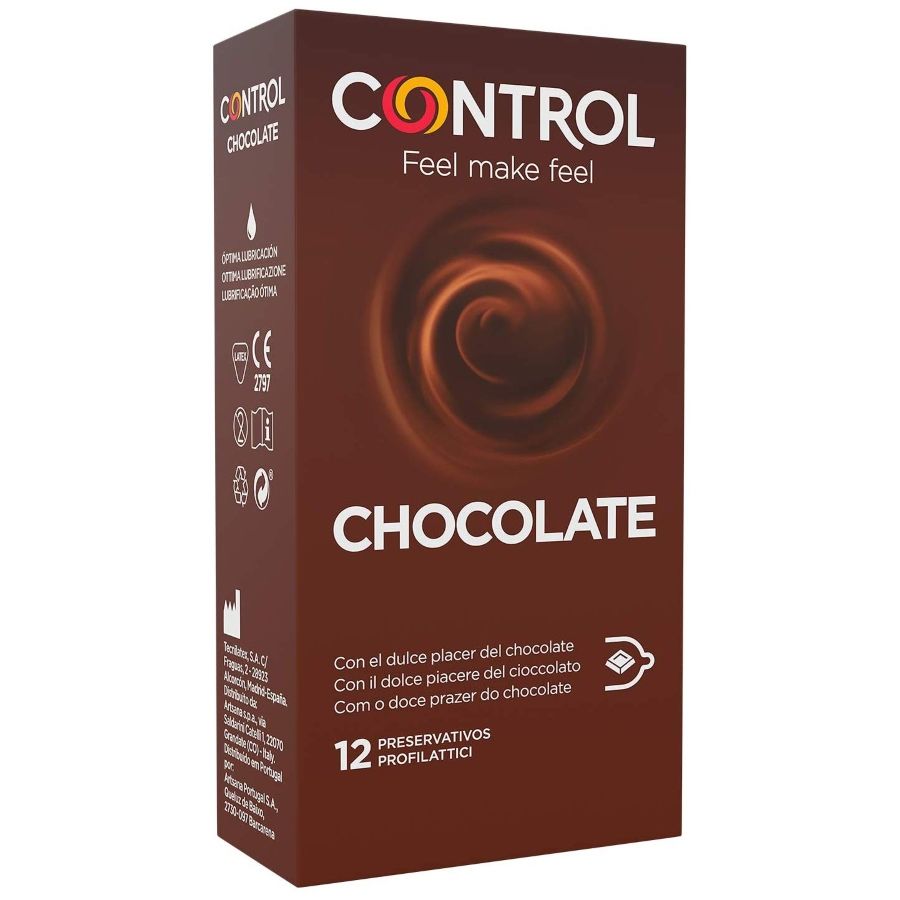 CONTROL - ADAPTA KONDOMI S UKUSOM ČOKOLADE 12 KOMADA