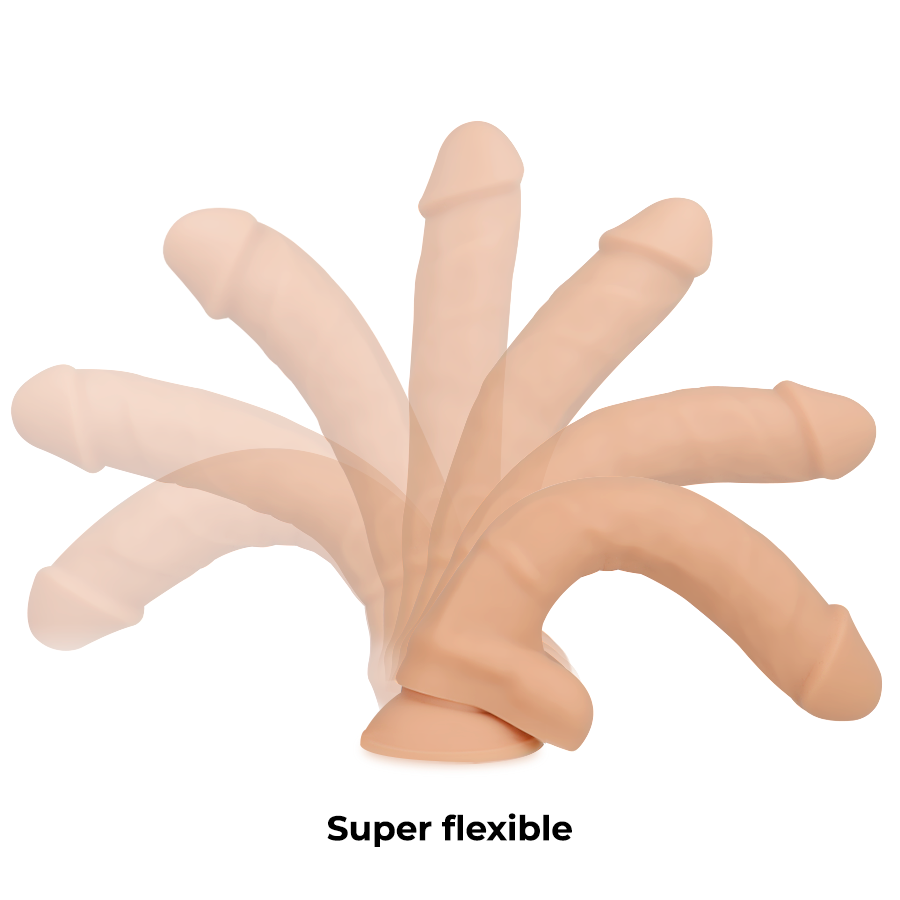 KOK MILER - DILDO REALISTIČAN SILIKON GUSTINE ARTIKULISANO TELO 19,5 CM