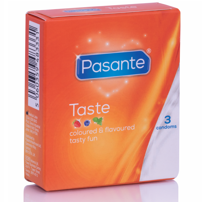 PASANTE - PREZERVATIVI SA RAZLIČITIM AROMAMA 3 KOMADA