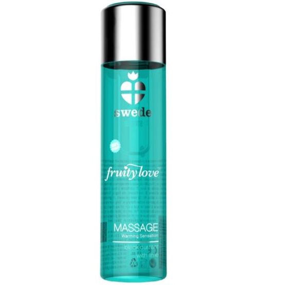 SWEDE - FRUITY LOVE ULJE ZA MASAŽU SA EFEKTOM ZAGREVANJA CRNA RIBIZLA I LIMETA 60 ML