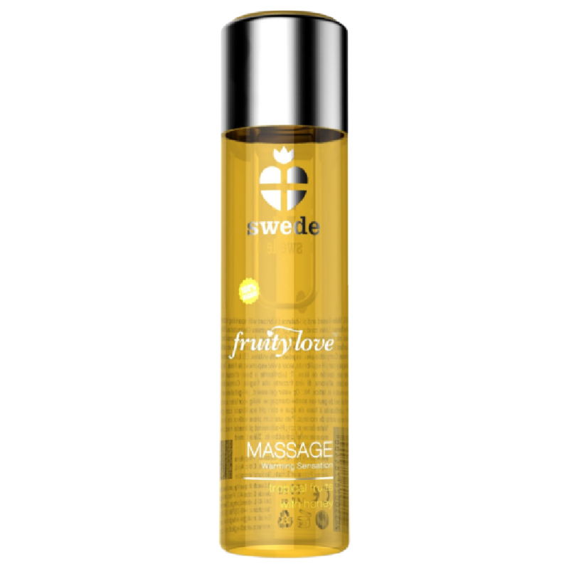 SWEDE - FRUITY LOVE ULJE ZA MASAŽU SA EFEKTOM ZAGREVANJA TROPSKO VOĆE SA MEDOM 120 ML.