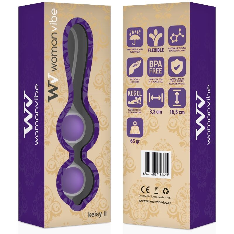 WOMANVIBE - KEISY II SILIKONSKE KUGLE