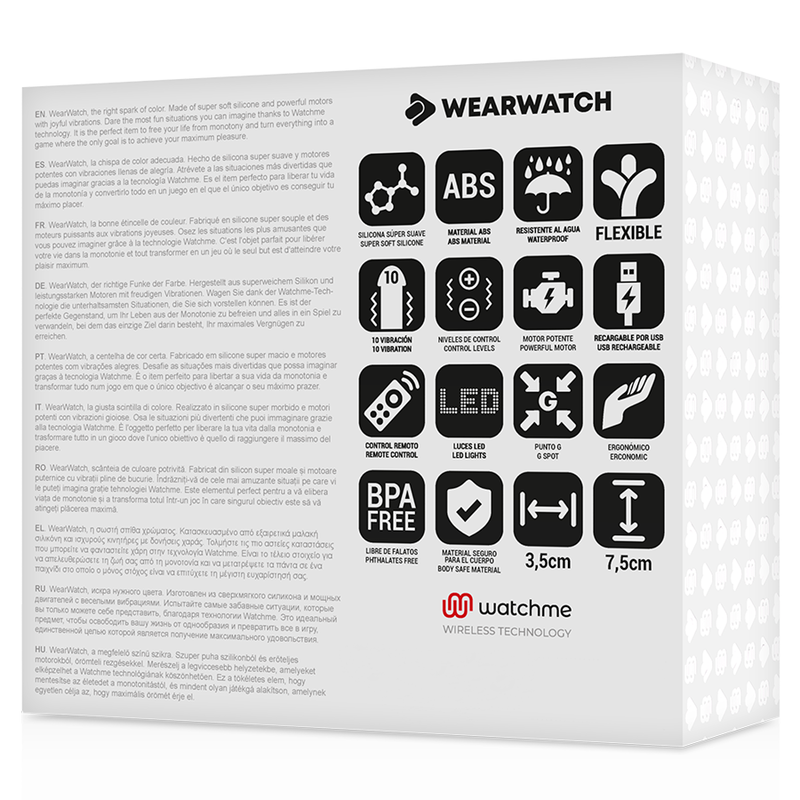 WEARWATCH - WATCHME TECHNOLOGY DALJINSKI UPRAVLJAČ JAJE FUCHSIJA / DŽET