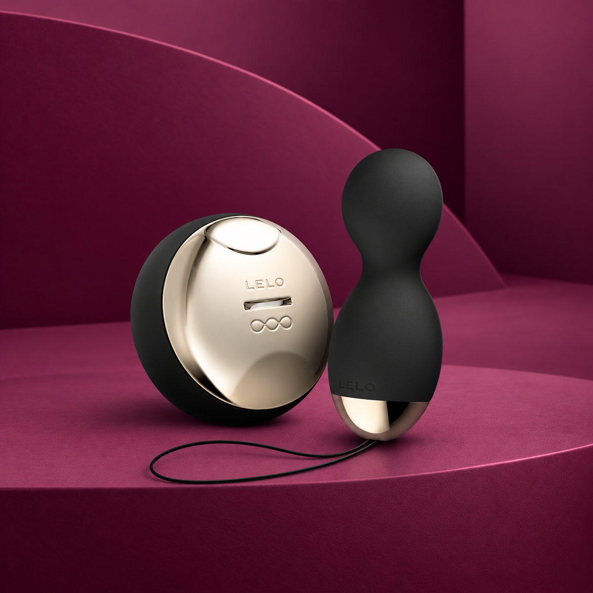 LELO HULA Beads Remote-Controlled Pleasure Beads Black, Purple & Blue