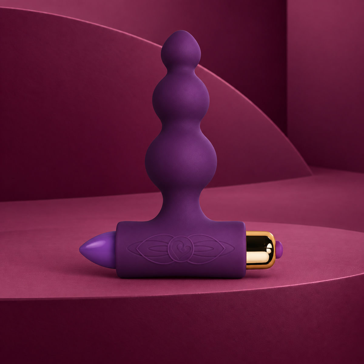 Rocks-Off Petite Sensations Bubbles Anal Vibrator, Lilac