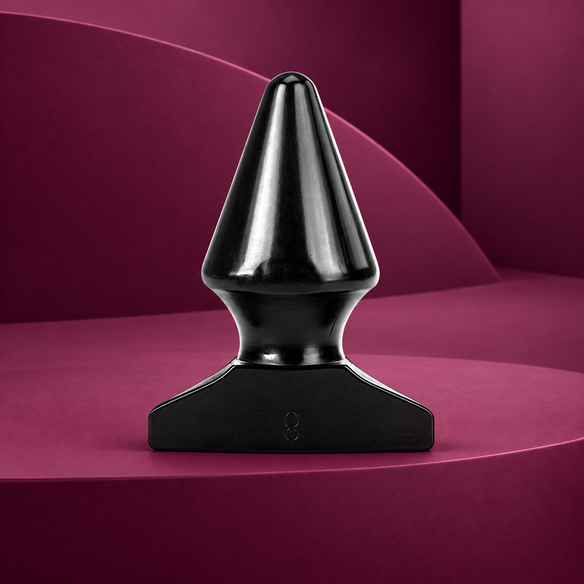 ALL Black Anal Plug, 17 cm