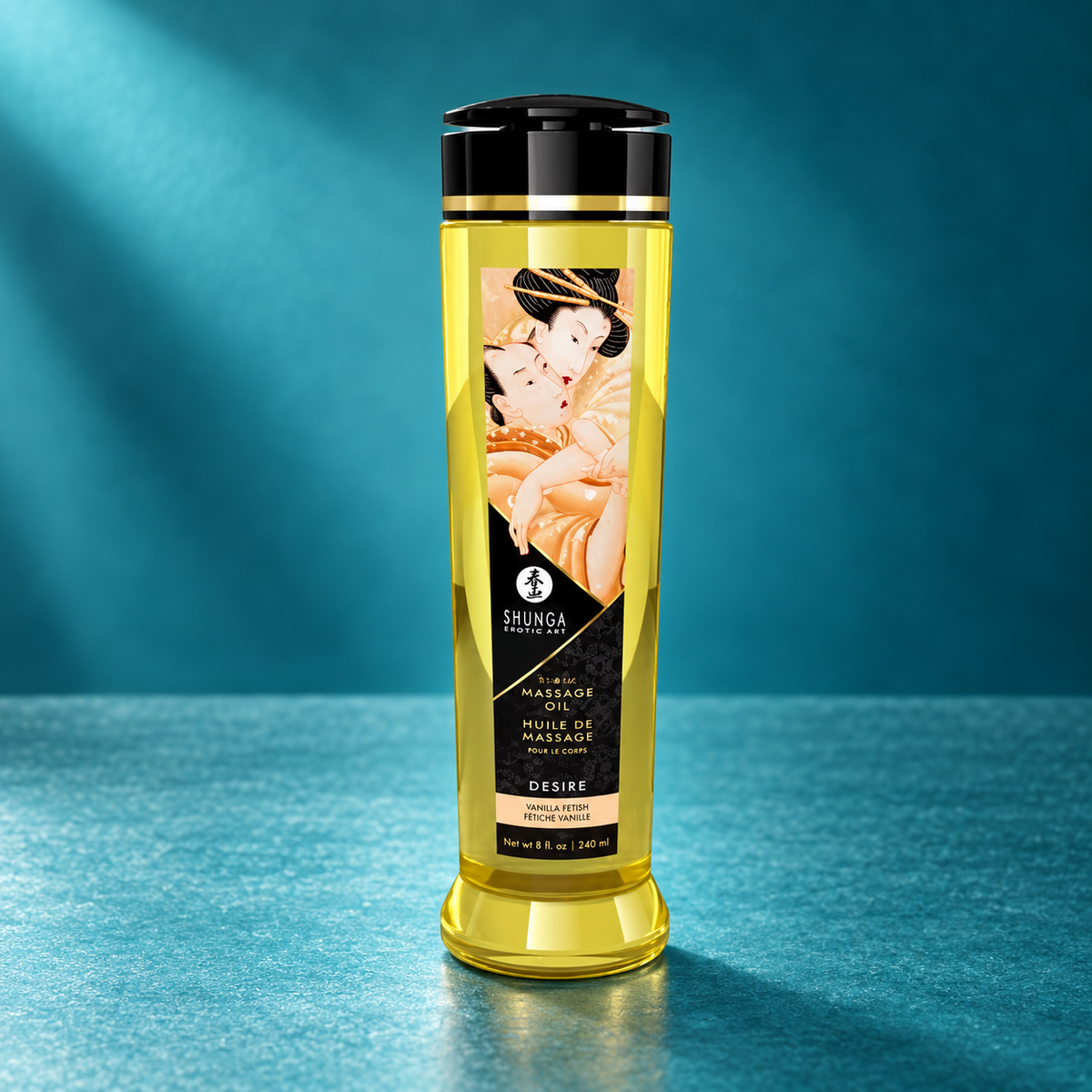Shunga Desire Erotic Massage Oil, Fetish Vanilla, 240 ml