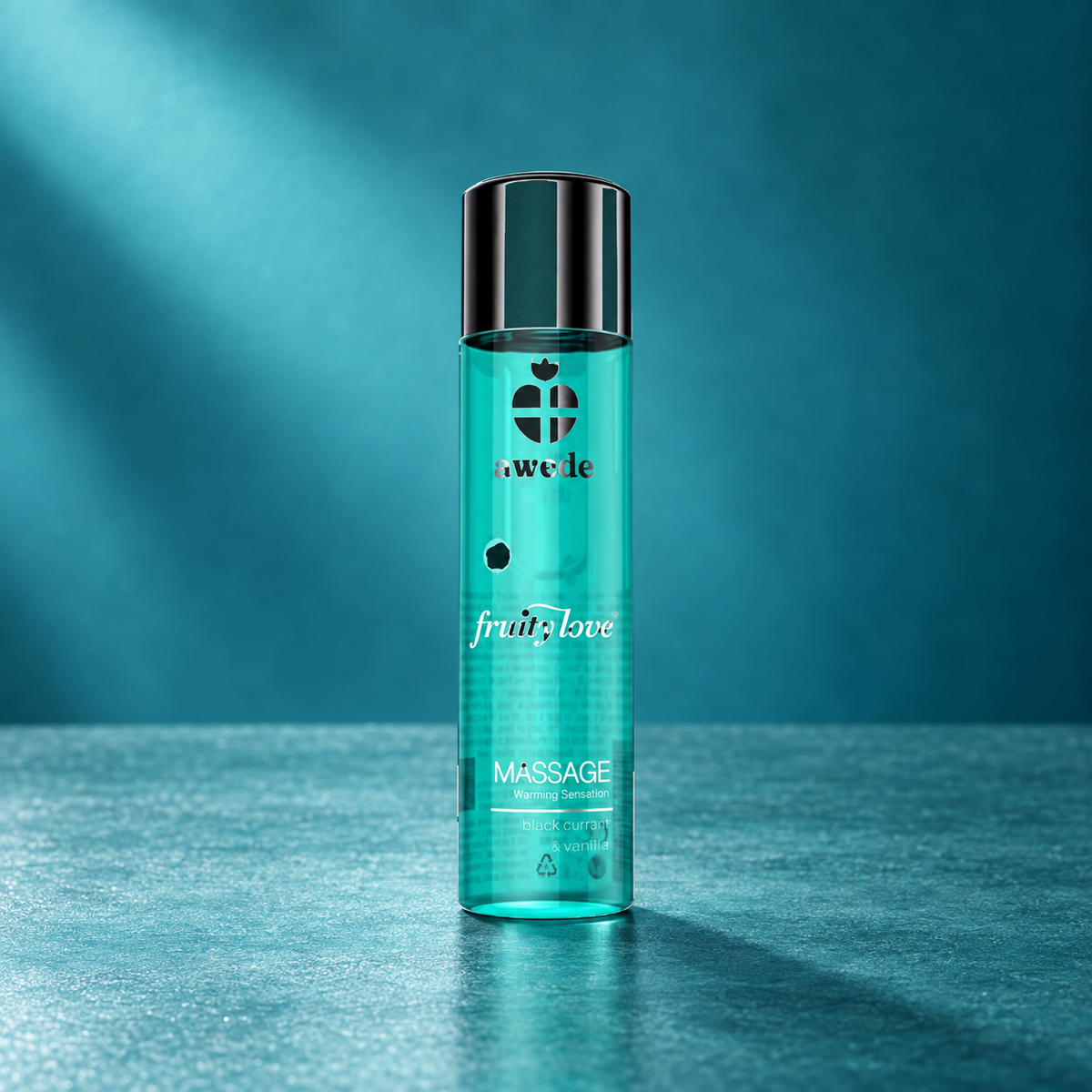 Swede — Fruity Love Warming Massage Oil, Blackcurrant & Lime, 60 ml