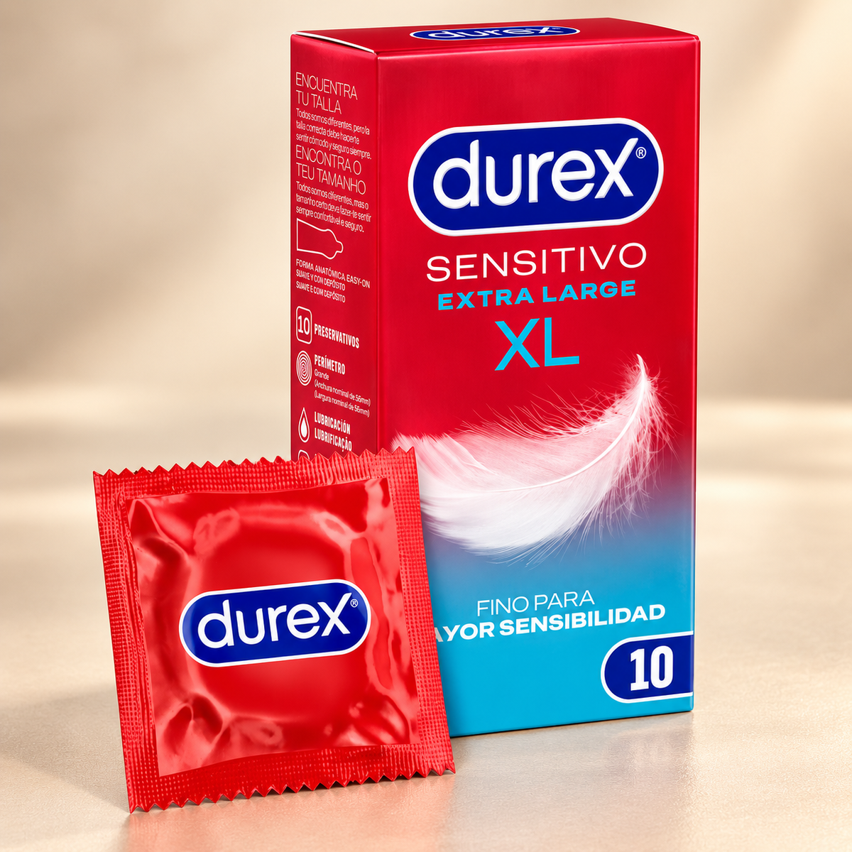 Durex Sensitive XL Condoms Pack of 10