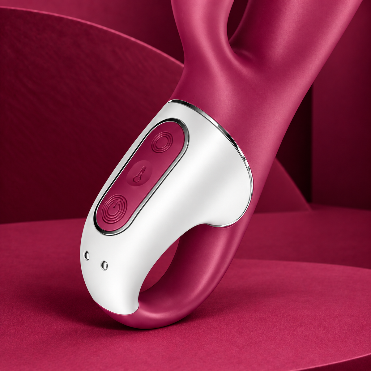 Satisfyer Hot Bunny Heated Rabbit Vibrator with App Control — detail view