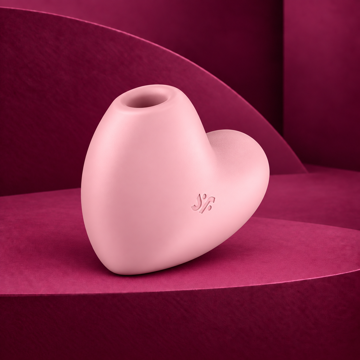 Satisfyer Cutie heart air pulse stimulator & vibrato 2 Colors — Pink