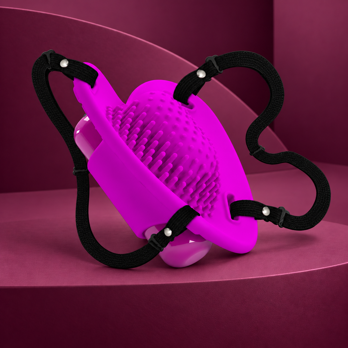 Pretty Love Heartbeat clitoris massager 10 vibration modes purple