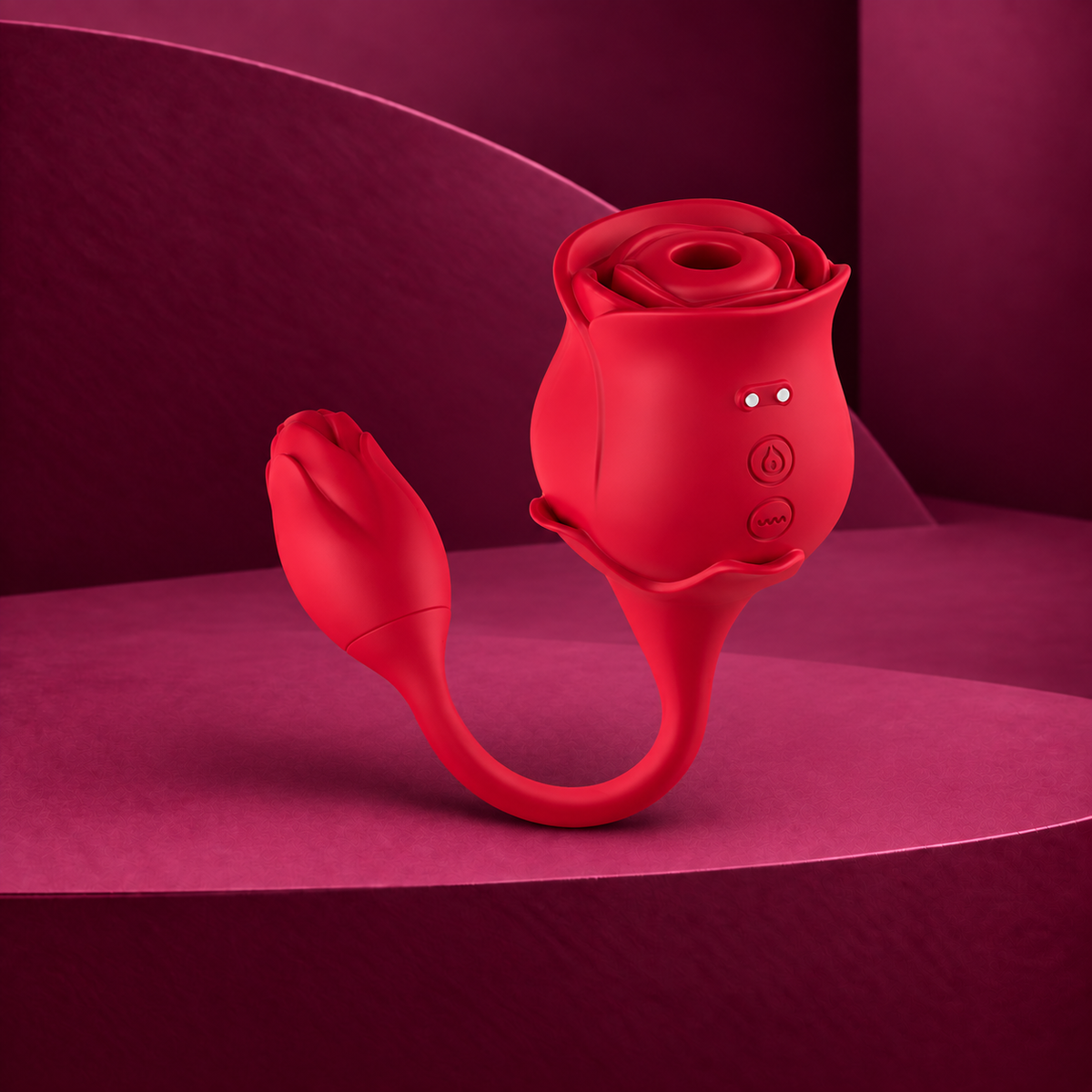 Armony Pink clitoris sucker & vibrator 10 modes red