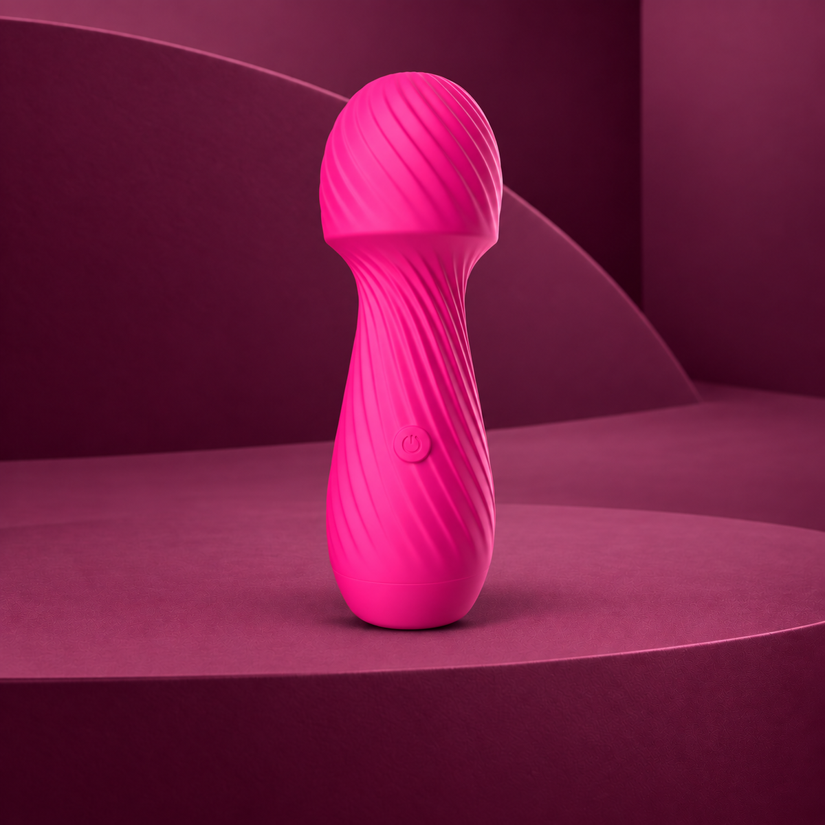 Armony Dazzle massager & vibrator small black — Fuchsia
