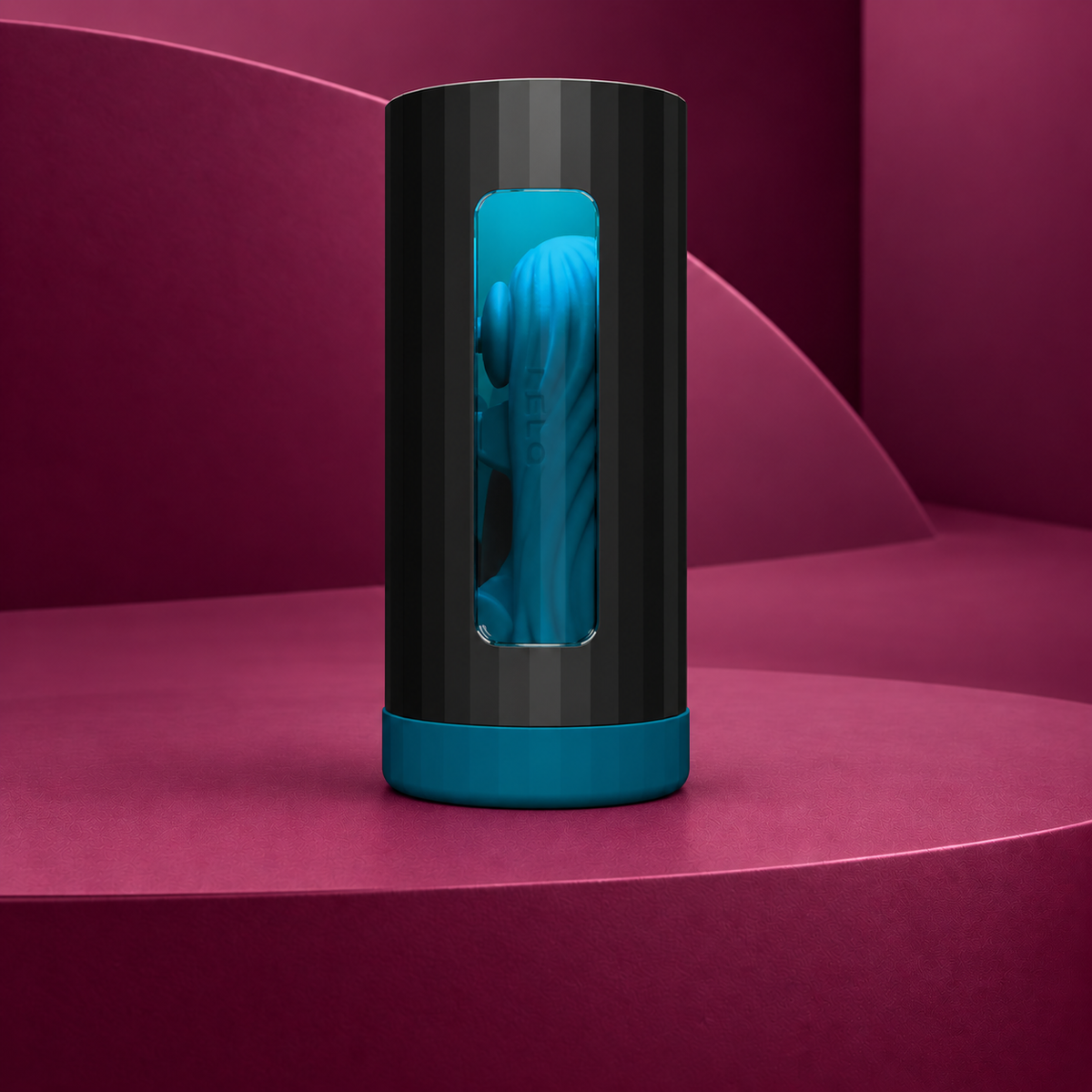 LELO F1S V3 App-Controlled Male Massager Teal/Red, Standard/XL — XL / Teal