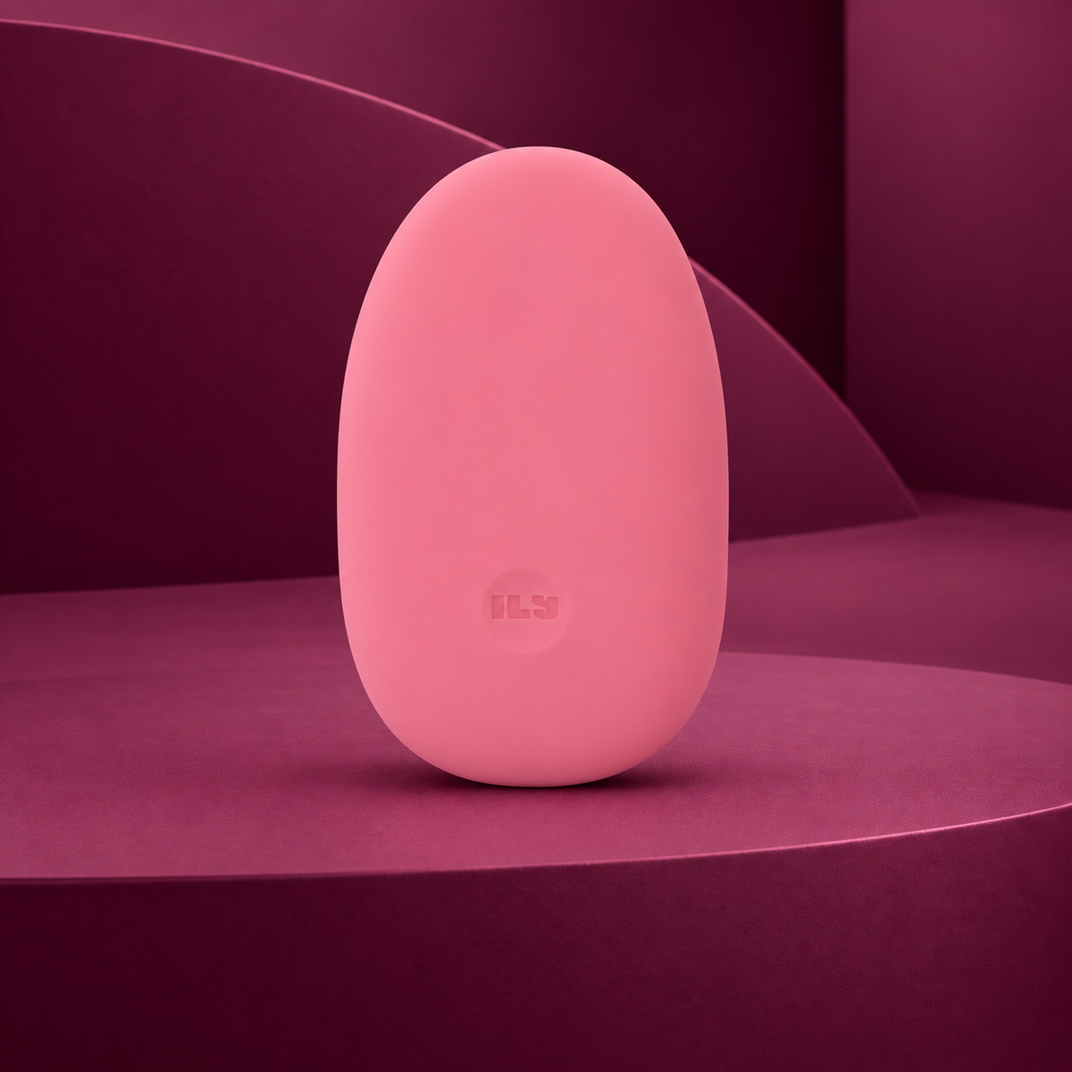 JE Joue The Pebble Clitoral Vibrator & Stimulator, Pink