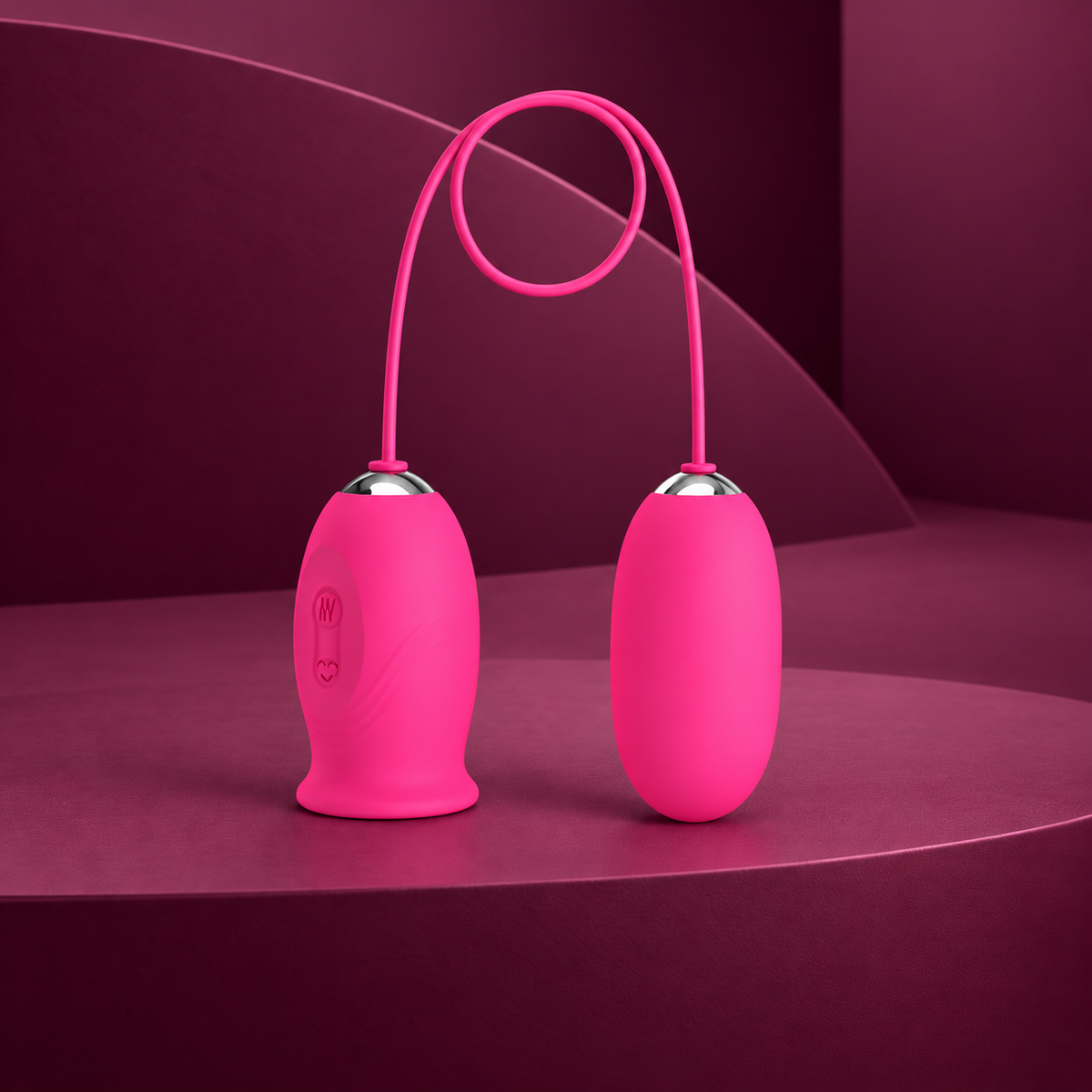 Pretty Love Daisy vibrating egg + clitoris stimulating tongue pink