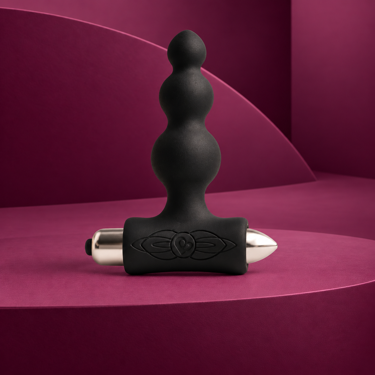 Rocks-Off Petite sensations bubbles anal plug vibrator black