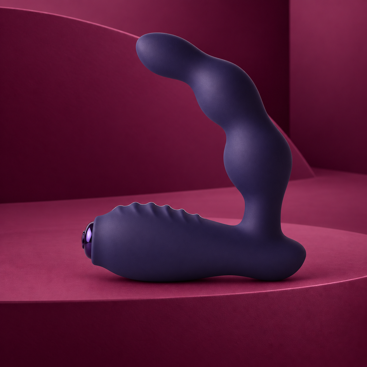Rocks-Off Nova Dominion Rechargeable Prostate & Perineum Massager, 16 Functions, Blue