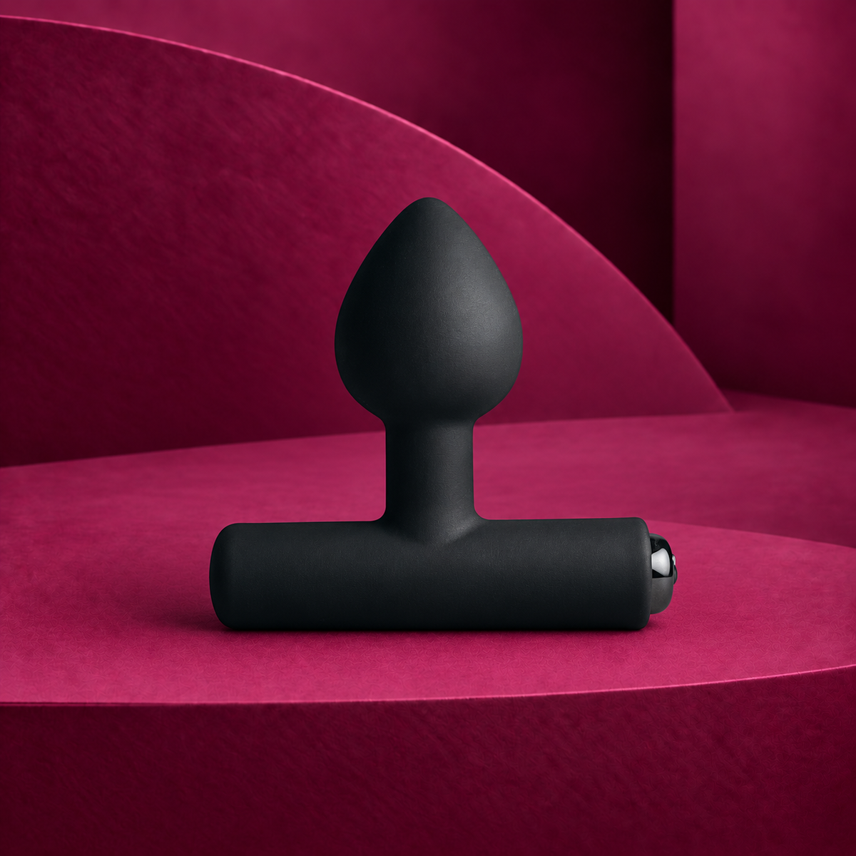 Rocks-Off Nova Astryx Rechargeable Anal Plug 16 Functions 2 Colors — Black